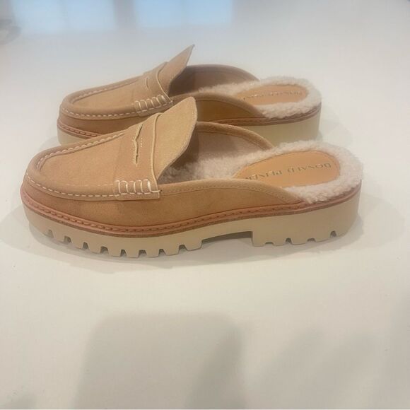 Donald Pliner Hillie Suede Sherpa Slide size 7.5 - Picture 8 of 8